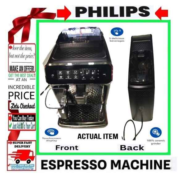 🛑PHILIPS Fully Auto ➕🆒 ESPRESSO MACHINE Milk Automatic COFFEE 💸BUY NOW‼️🟢 - Picture 3 of 16